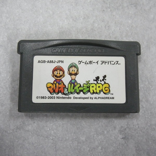 【中古ソフト】ゲームボーイアドバンス│マリオ＆ルイージRPG