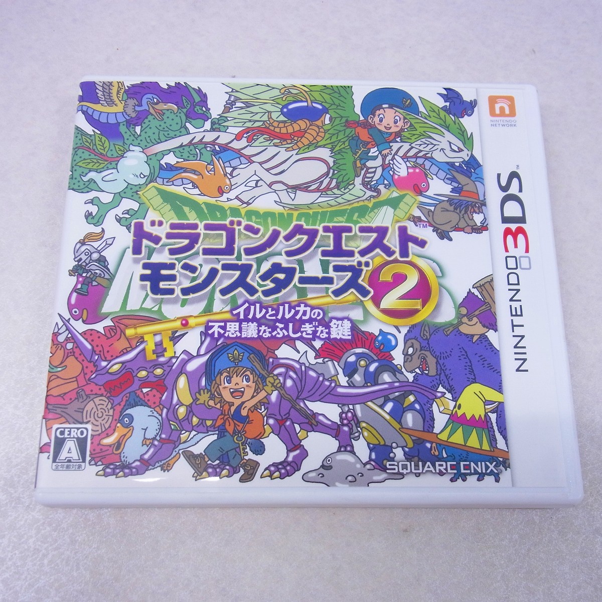 【中古ソフト】3DS｜ドラゴンクエストモンスターズ2 イルとルカの不思議なふしぎな鍵 ケース付