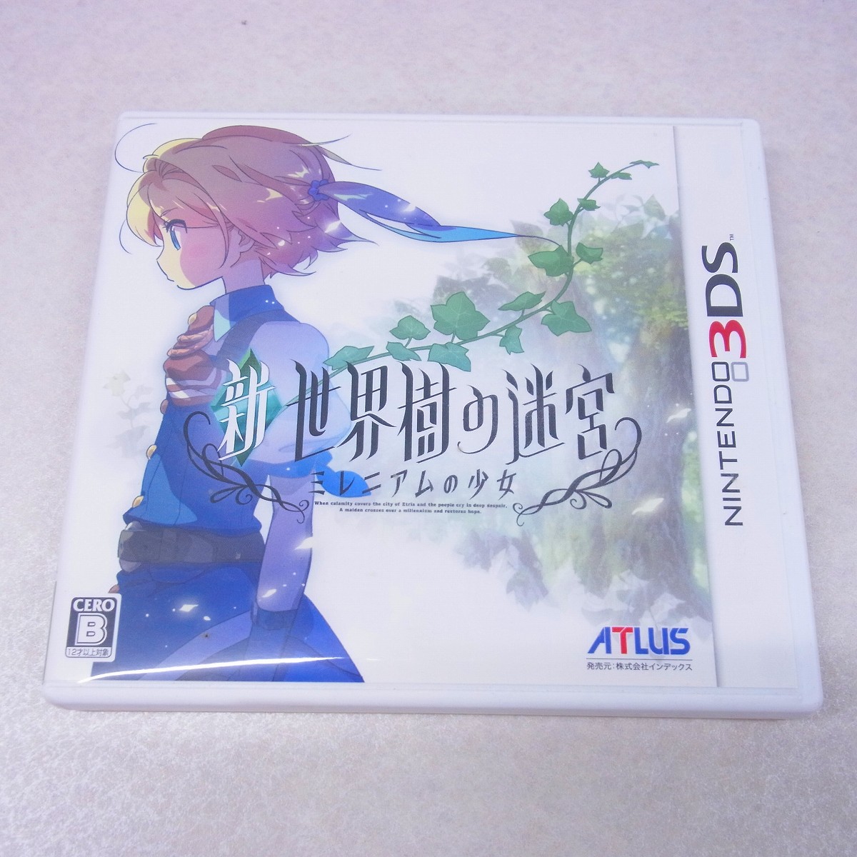 【中古ソフト】3DS｜新・世界樹の迷宮 ミレニアムの少女 ケース付