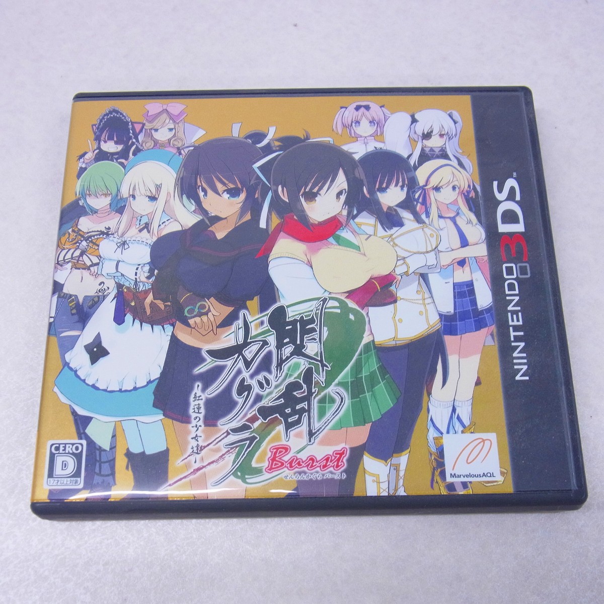 【中古ソフト】3DS｜閃乱カグラBurst 紅蓮の少女達 ケース付
