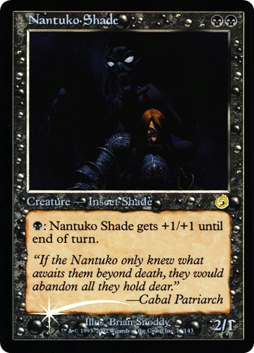 中古MTG【TOR】[Foil] ナントゥーコの影 / Nantuko Shade《英》（MTG/マジック:ザ・ギャザリング）【管理:M1269】