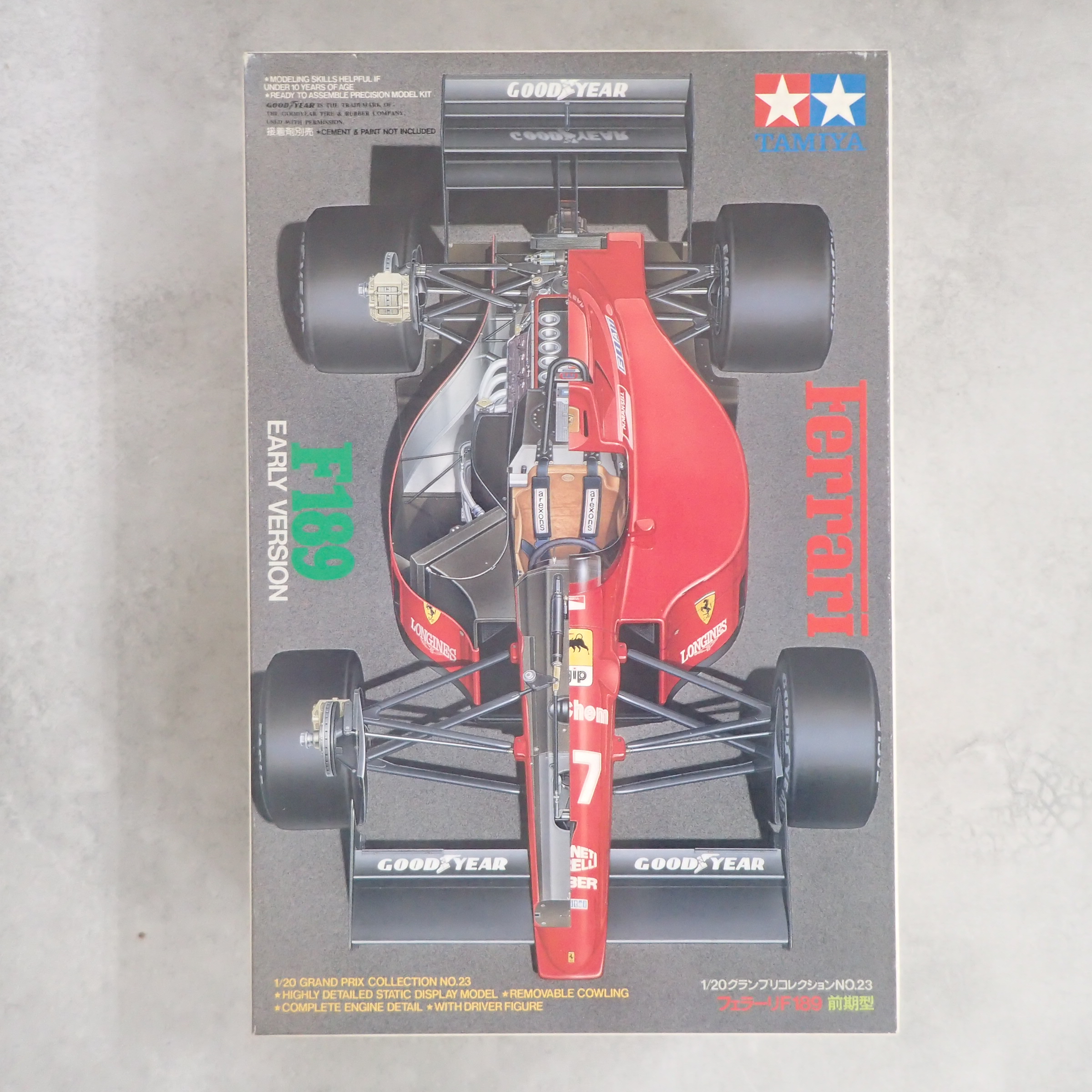 タミヤ 1/20 フェラーリ F189 前期型 20023