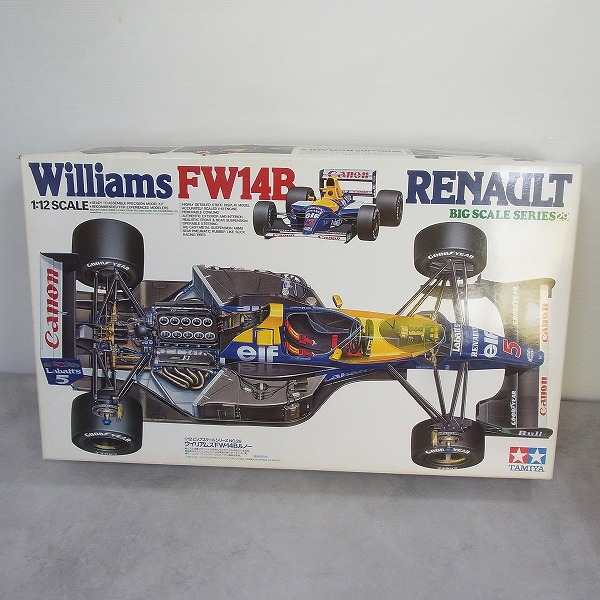 タミヤ 1/12 ウィリアムズ FW14B ルノー 12029 + 別売CAMELデカール付き