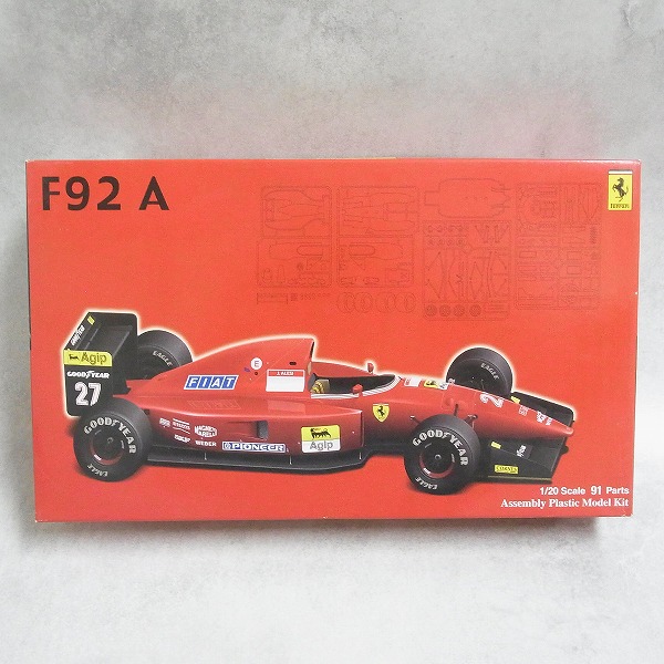 フジミ 1/20 フェラーリF92A + 別売エッチングパーツ・Marlboroデカール付き