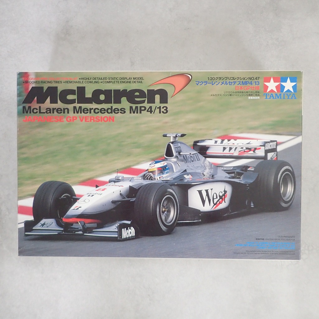 タミヤ 1/20 マクラーレンメルセデスMP4/13 日本GP仕様 20047 + 別売エッチングパーツ付き