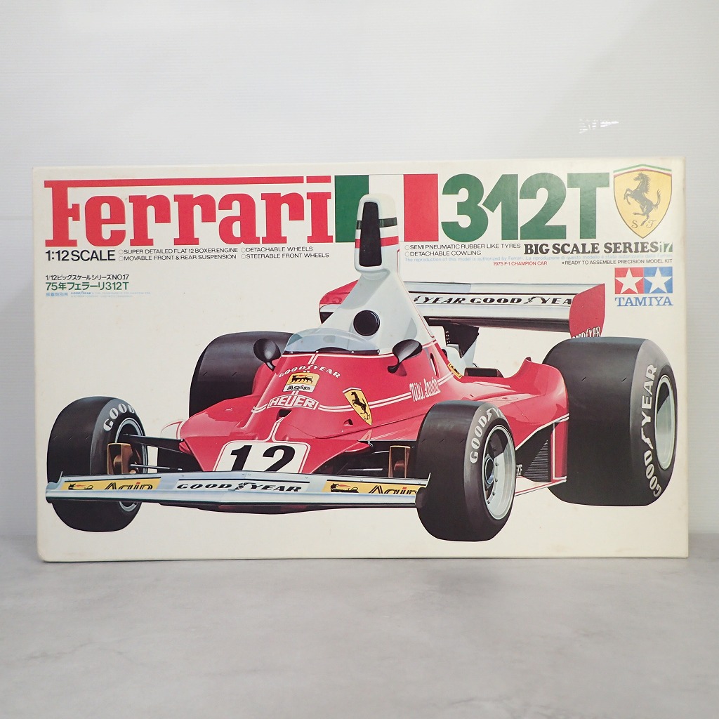 タミヤ 1/12 75年 フェラーリ312T 12019 + 別売デカール・パーツ付き