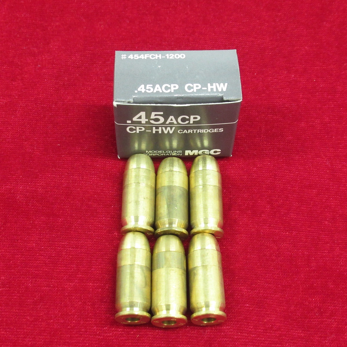 MGC カートリッジ 6発セット .45ACP CP-HW コルトガバメント