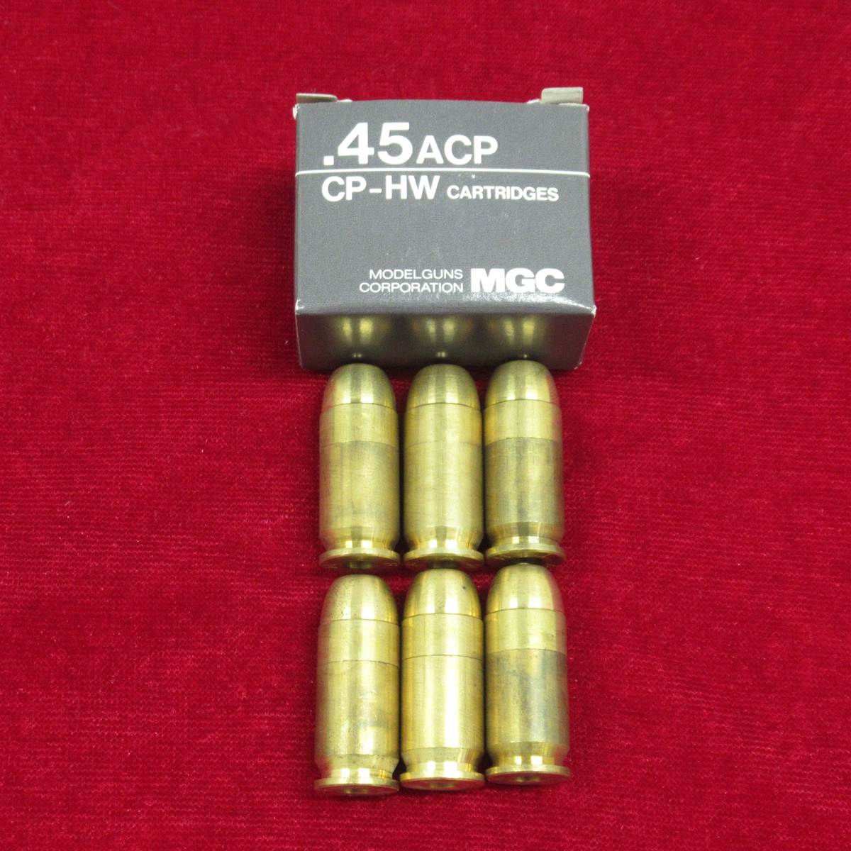 MGC カートリッジ 6発セット .45ACP CP-HW コルトガバメント