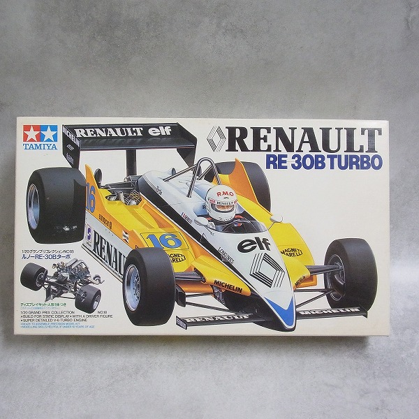 タミヤ 1/20 ルノー RE-30B ターボ 20018 + 別売エッチングパーツ付き