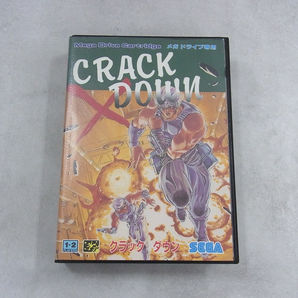 【中古ソフト】メガドライブ│クラックダウン