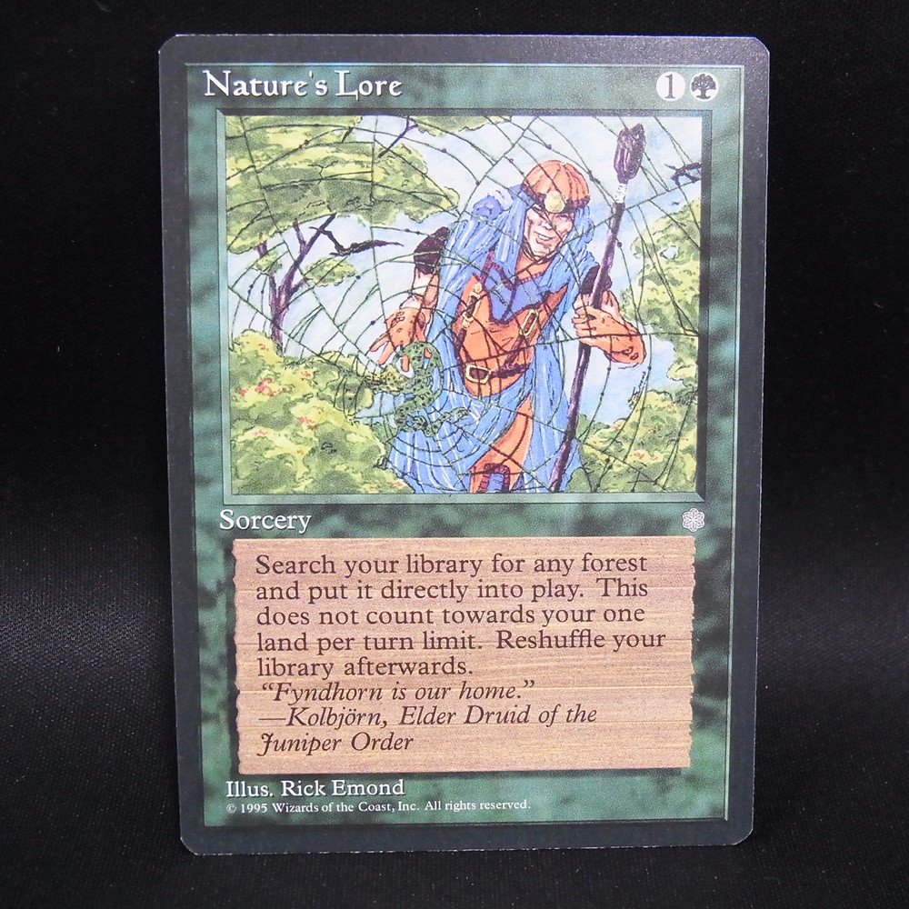 ◆【中古MTG】マジックザギャザリング│自然の知識/Nature's Lore【EN/ICE】