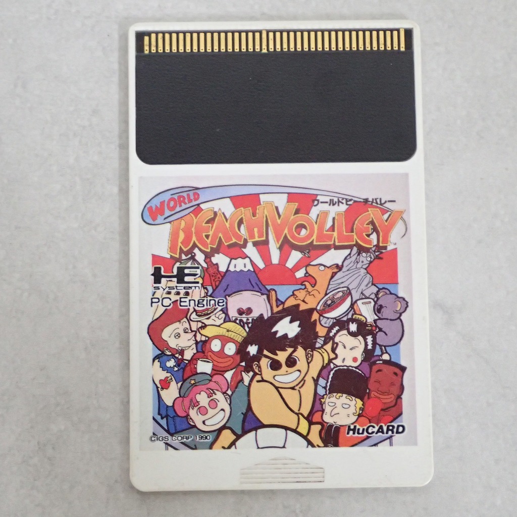 【中古ソフト】PCエンジン Huカード│ワールドビーチバレー
