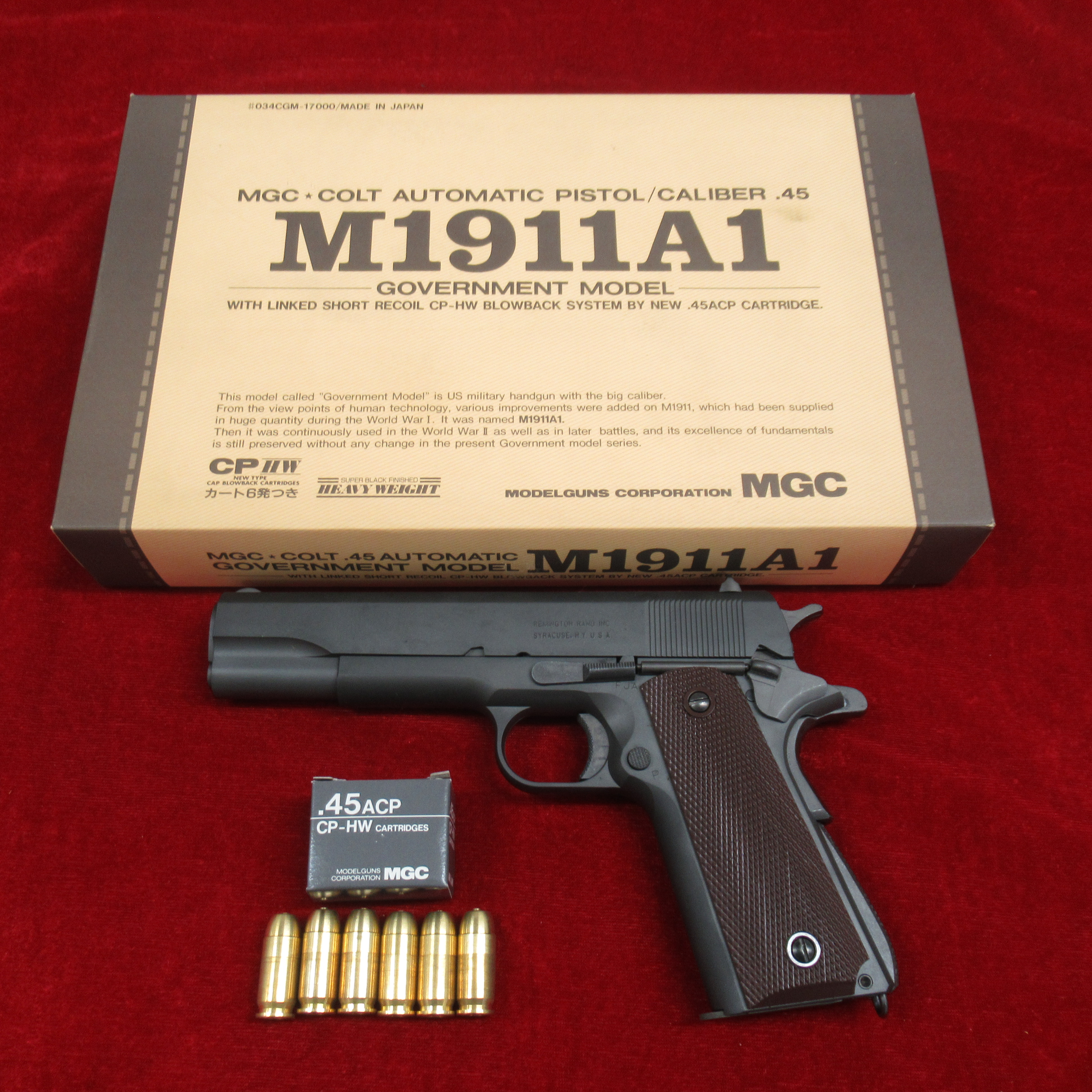 MGC モデルガン M1911A1 コルトガバメント レミントンランド HW