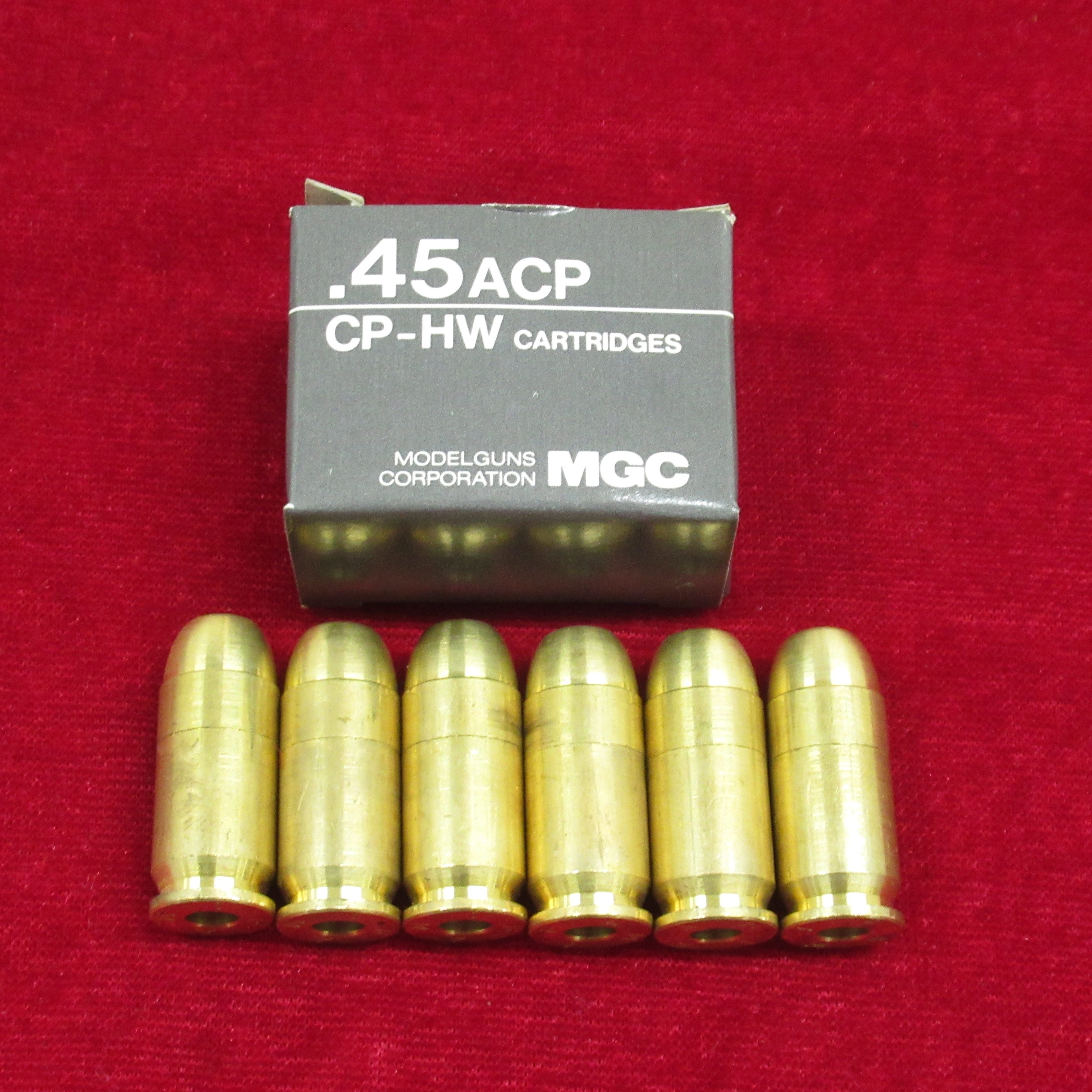 MGC カートリッジ 6発セット .45ACP CP-HW コルトガバメント
