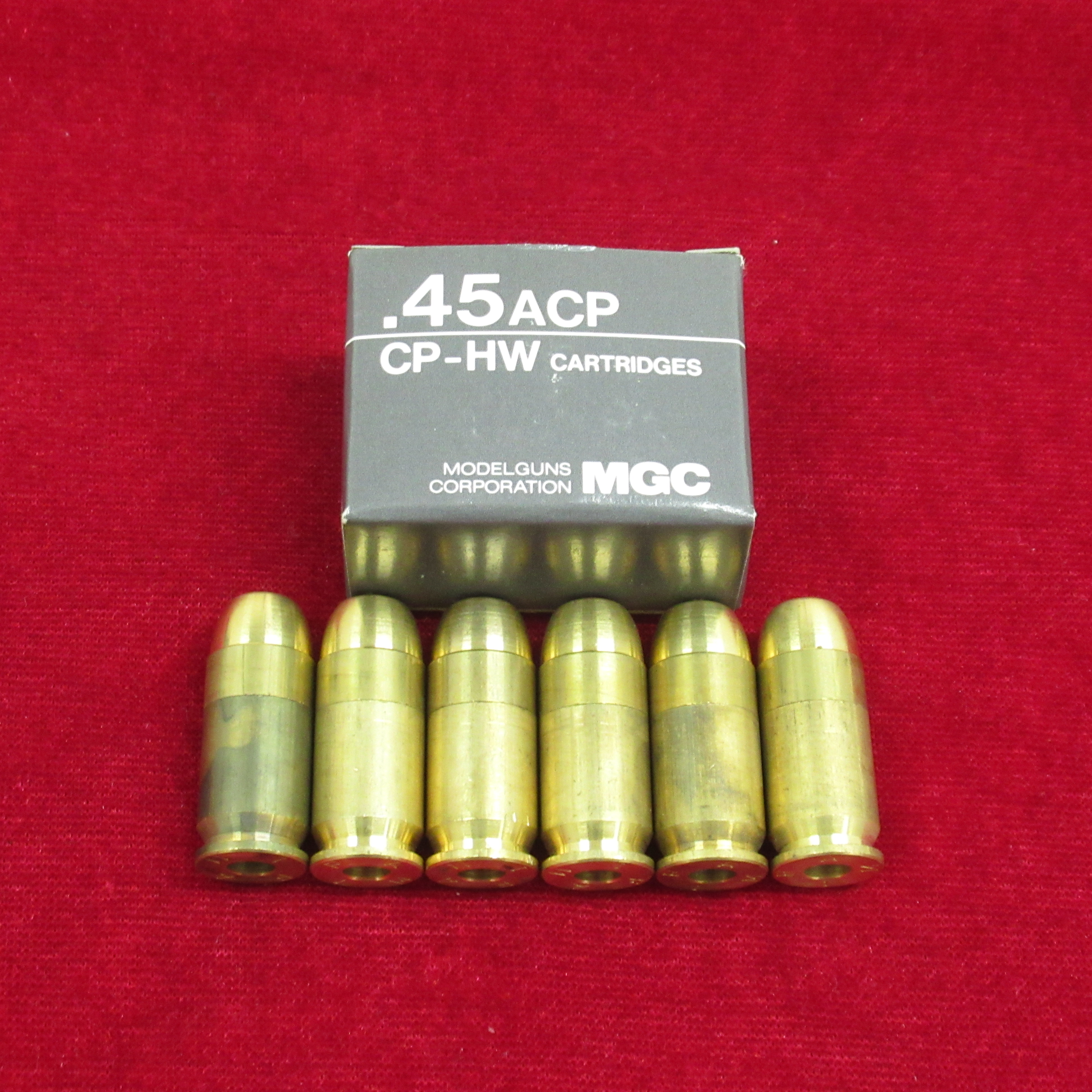 MGC カートリッジ 6発セット .45ACP CP-HW コルトガバメント