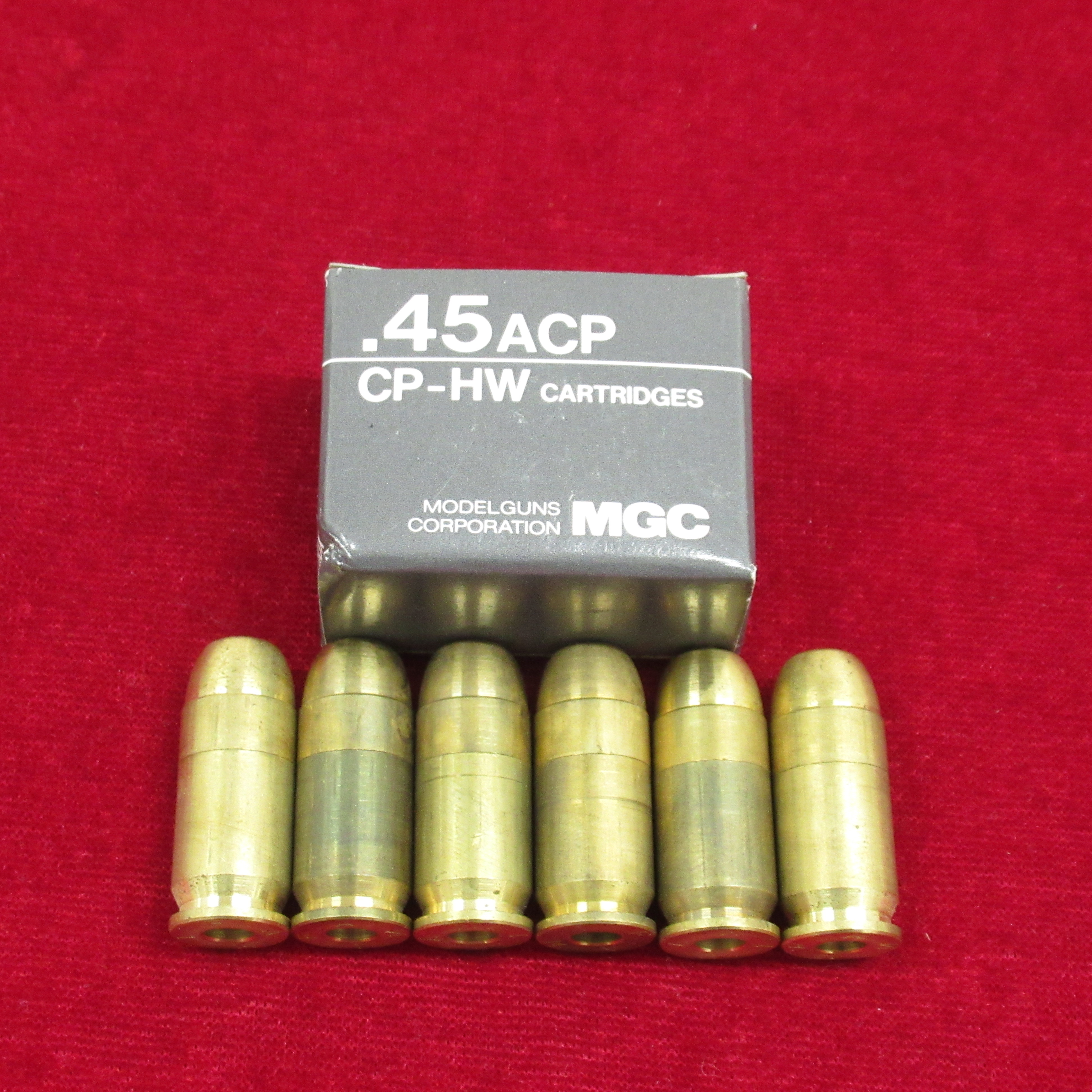 MGC カートリッジ 6発セット .45ACP CP-HW コルトガバメント