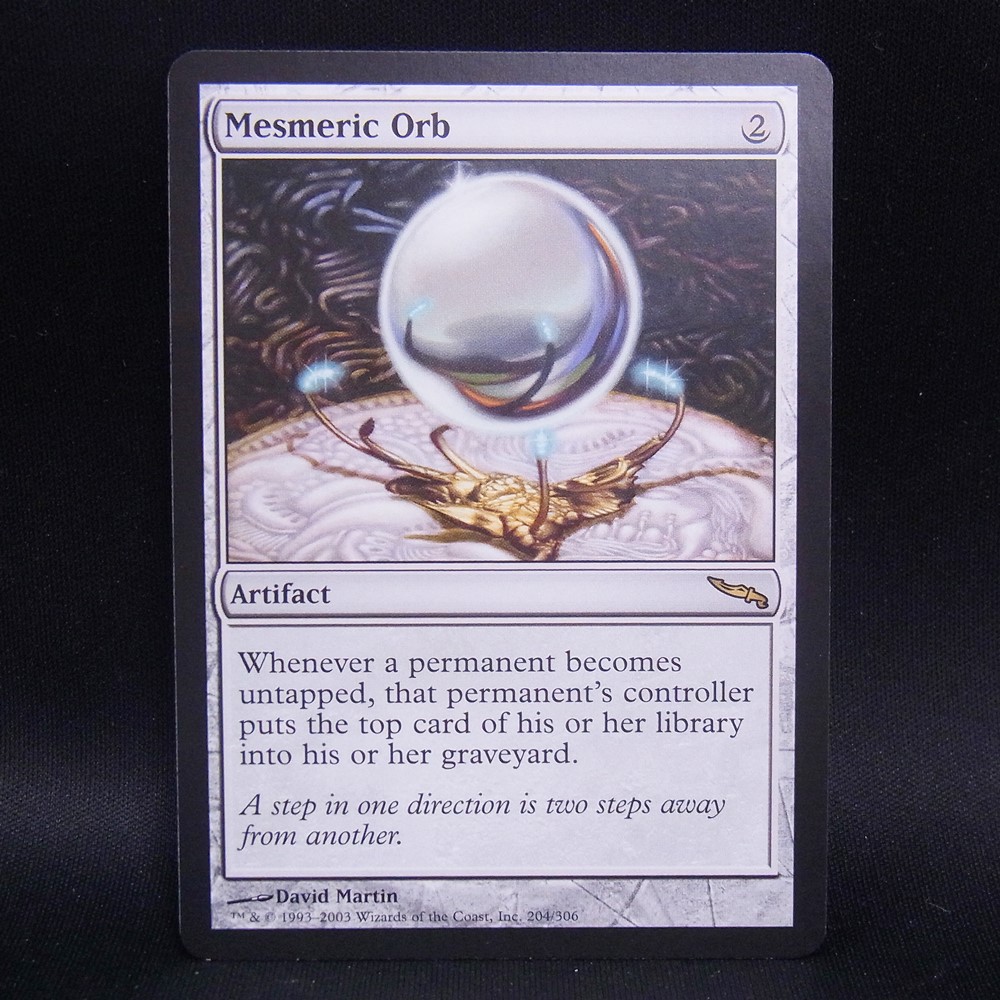 ◆【中古MTG】マジックザギャザリング│催眠の宝珠/Mesmeric Orb【EN/MRD】