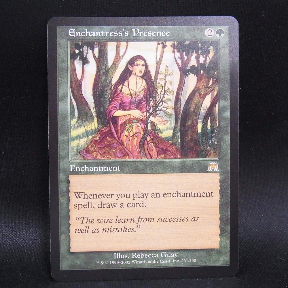 ◆【中古MTG】マジックザギャザリング│女魔術師の存在/Enchantress's Presence【EN/ONS】