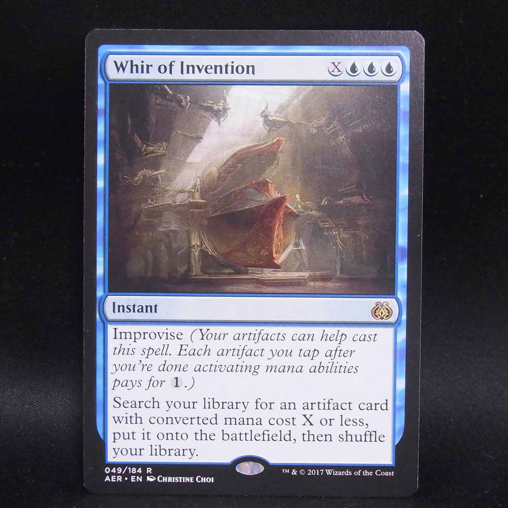 ◆【中古MTG】マジックザギャザリング│発明品の唸り/Whir of Invention【EN/AER】