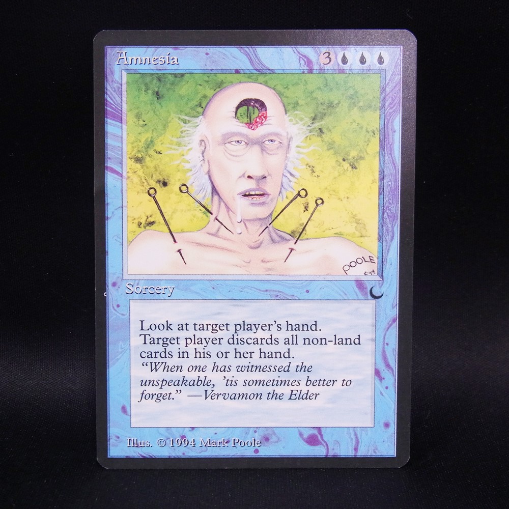 ◆【中古MTG】マジックザギャザリング│Amnesia【EN/DRK】