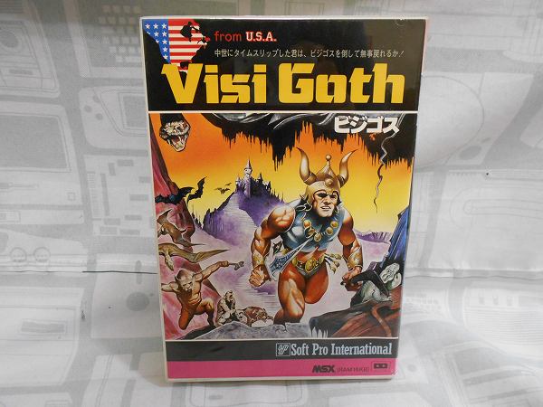 【店頭併売品】MSX 「Visi Goth (ビジゴス)」テープ版（保証無）【TY-4914】