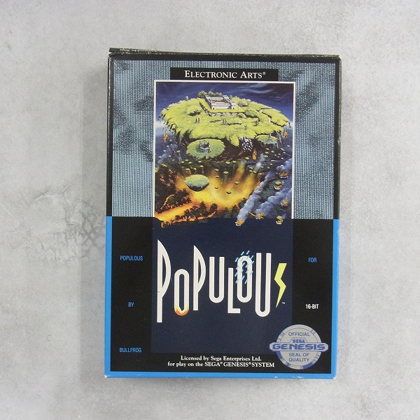 【中古ソフト】GENESIS│POPULOUS　(北米)版