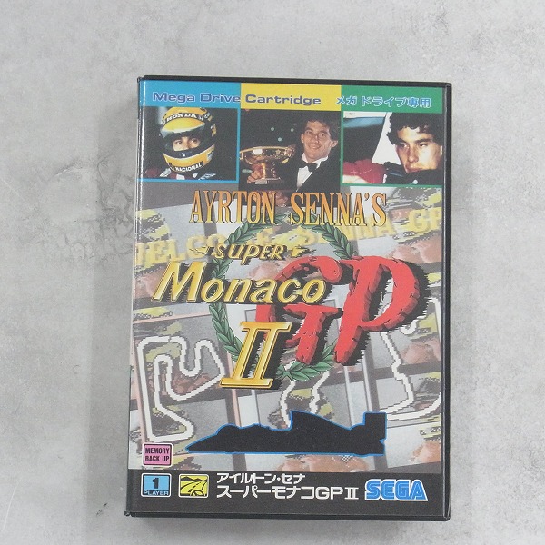 【中古ソフト】メガドライブ│アイルトン・セナ スーパーモナコGPII