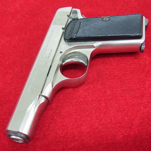 コクサイ モデルガン BROWNING ブローニング M1910 シルバー[くれいも屋：I0A371]