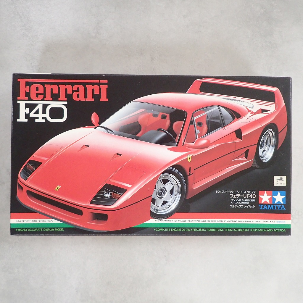 BEEP ゲームグッズ通販 / タミヤ 1/24 フェラーリ F40 24077 + 別売