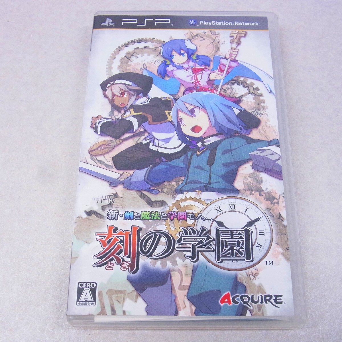 【中古ソフト】PSP｜新・剣と魔法と学園モノ。刻の学園