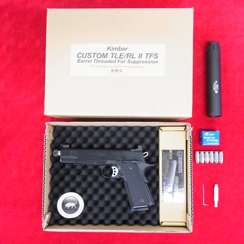 未発火 BWC Kimber キンバーカスタム TLE/RL II TFS サプレッサー付 20挺限定[くれいも屋：I0A390]