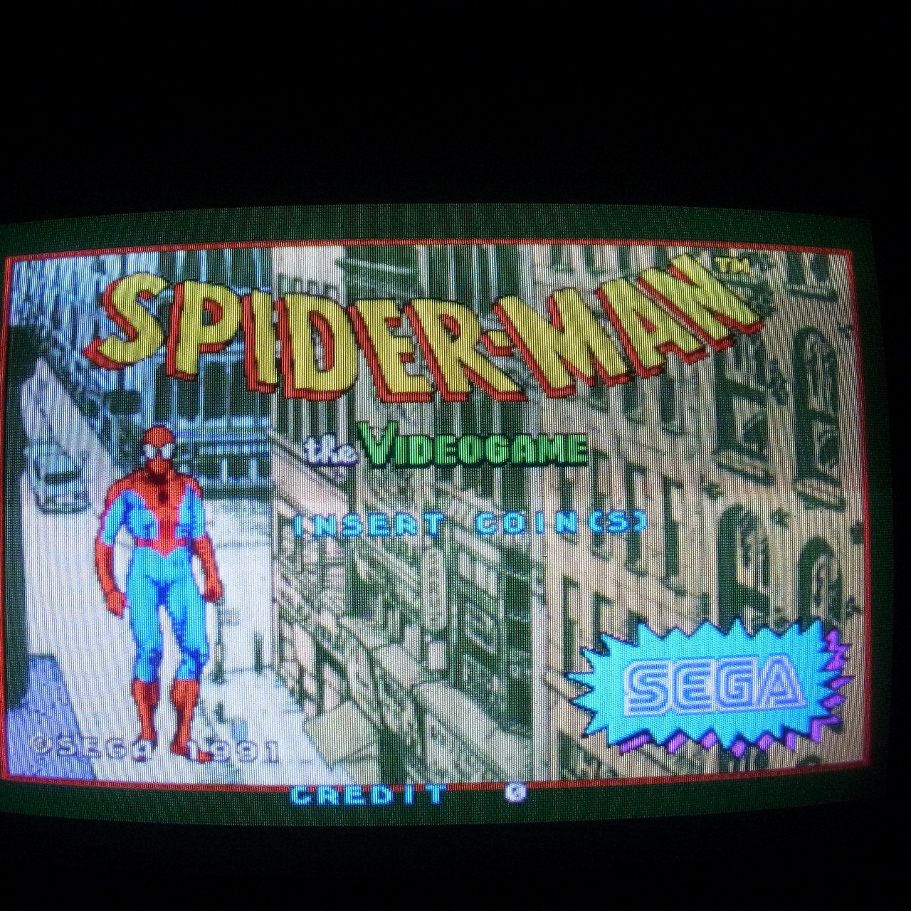 【中古アーケード基板】セガ/SEGA スパイダーマン ザ ビデオゲーム SPIDER-MAN システム32 インスト一部取説帯純正