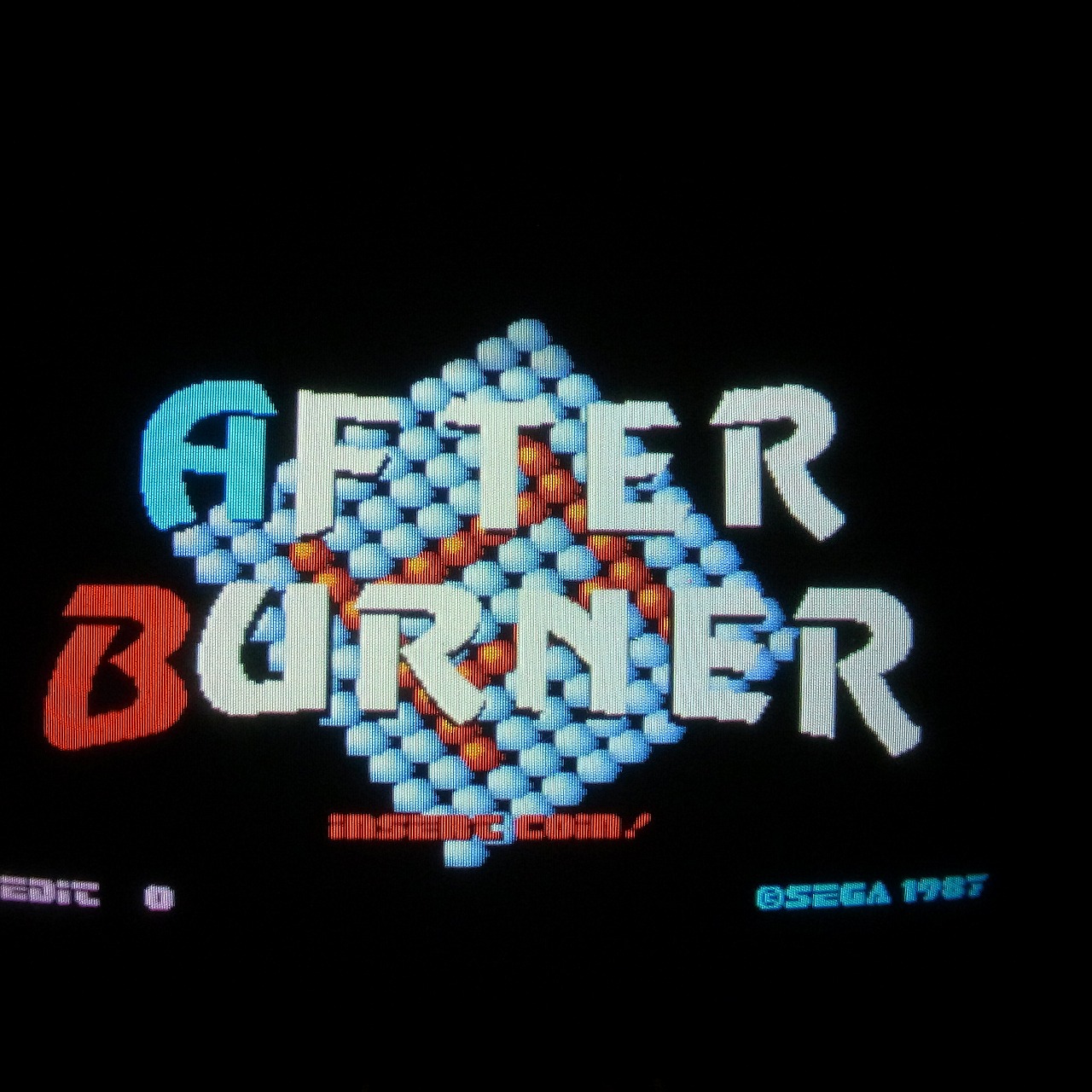 【中古アーケード基板】セガ/SEGA アフターバーナーII AFTER BURNER 2 JAMMA変換ハーネス・アナログスティック付