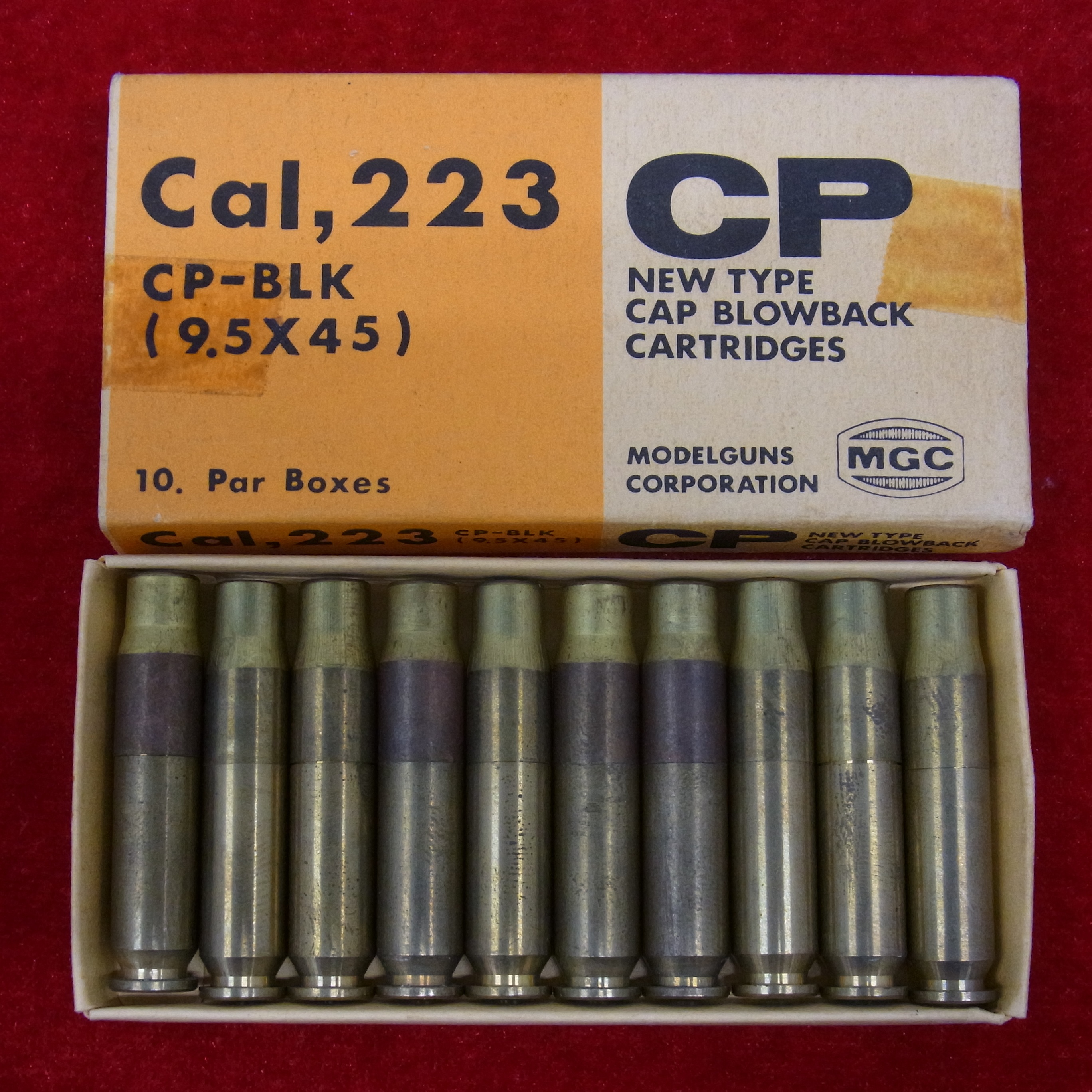MGC カートリッジ Cal223 CP-BLK 9.5×45 10発