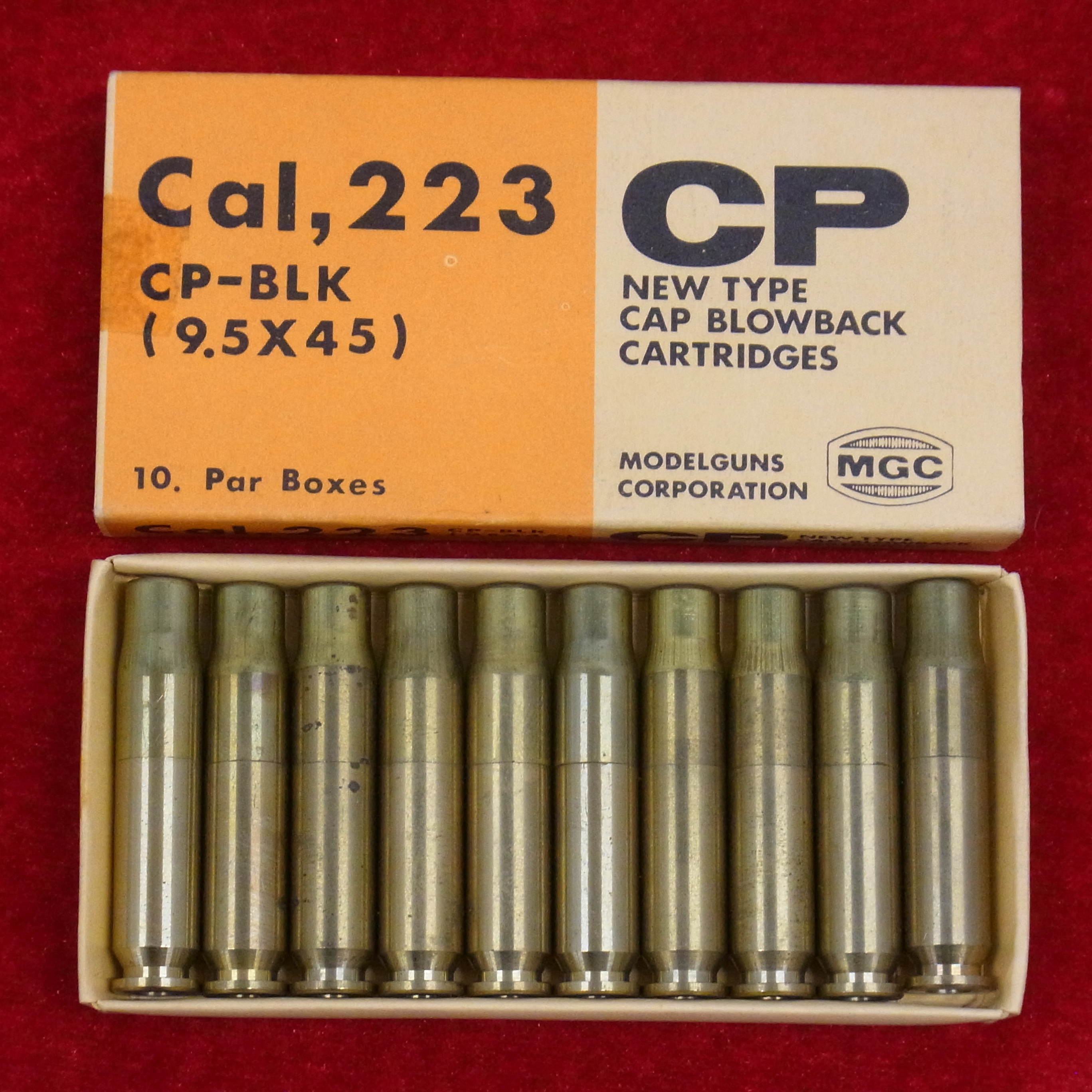MGC カートリッジ Cal223 CP-BLK 9.5×45 10発