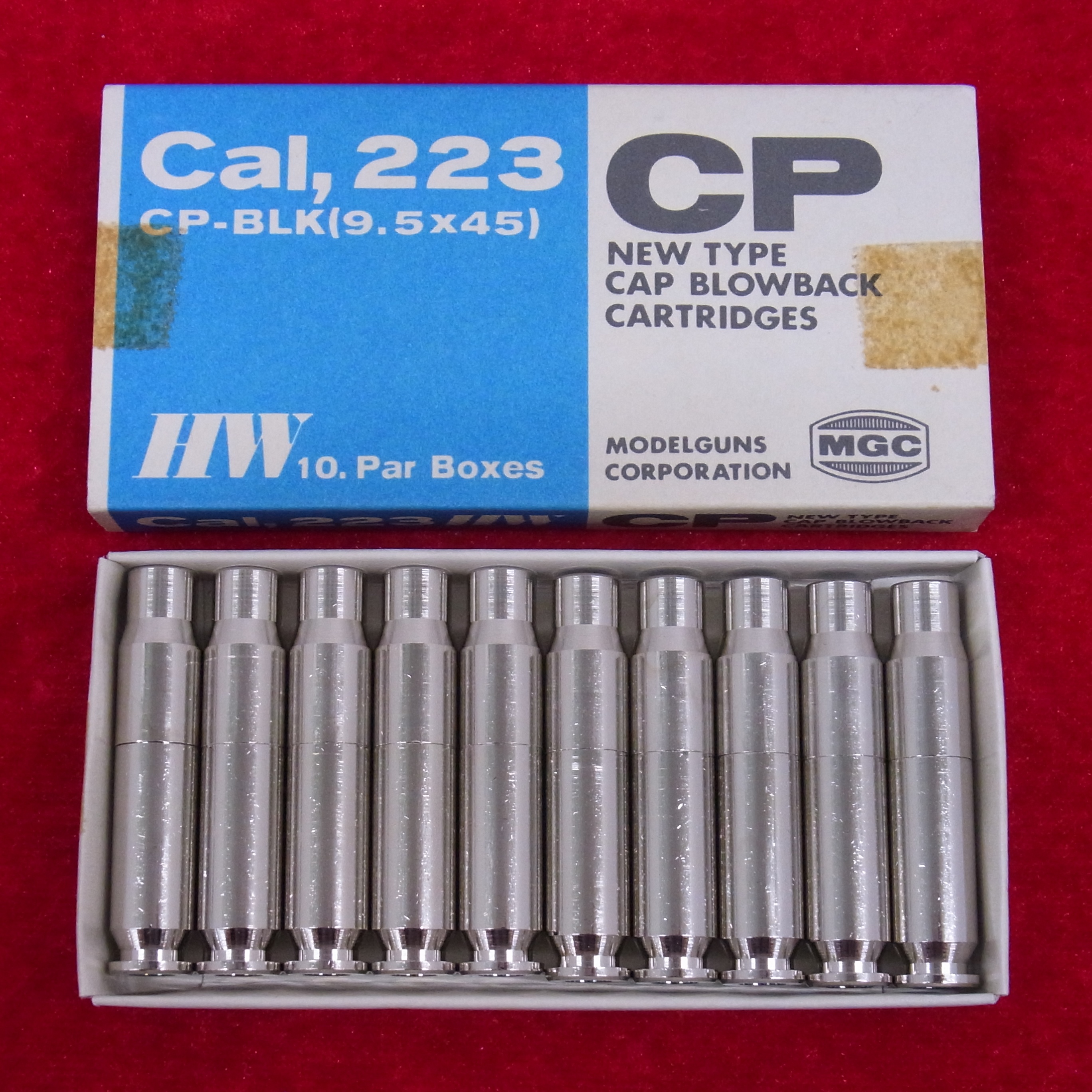 MGC カートリッジ Cal223 HW CP-BLK 9.5×45 10発