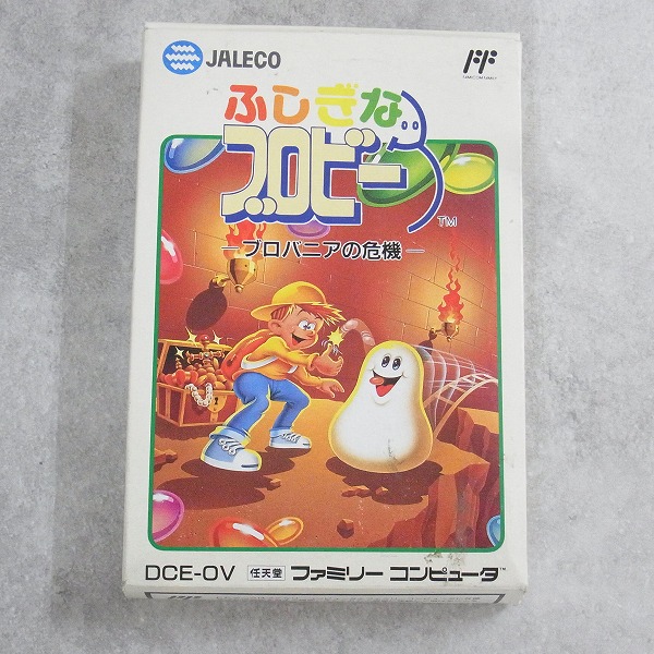 【中古ソフト】ファミコン│ ふしぎなブロビー 箱付