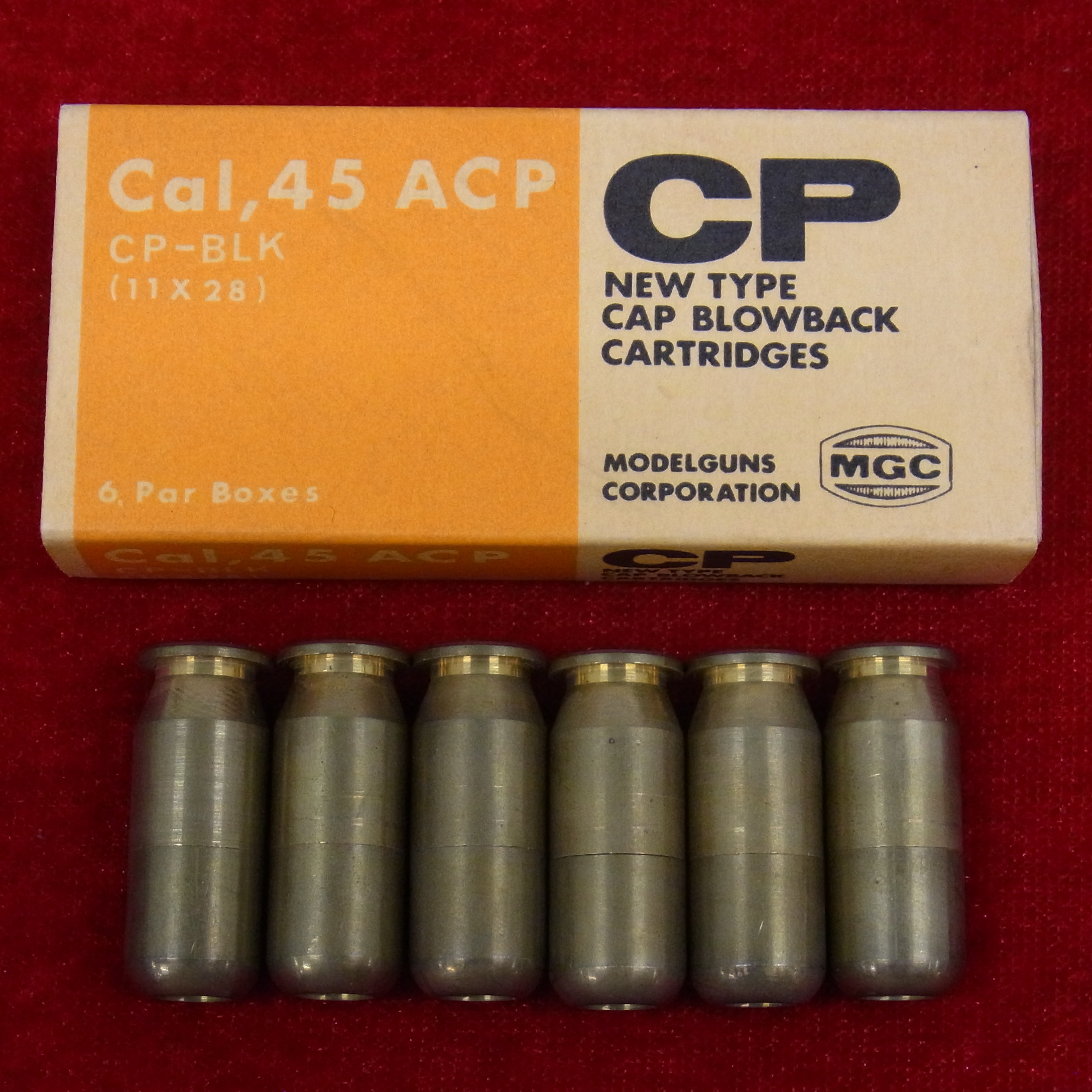 MGC カートリッジ .45ACP CP-BLK コルトガバメント