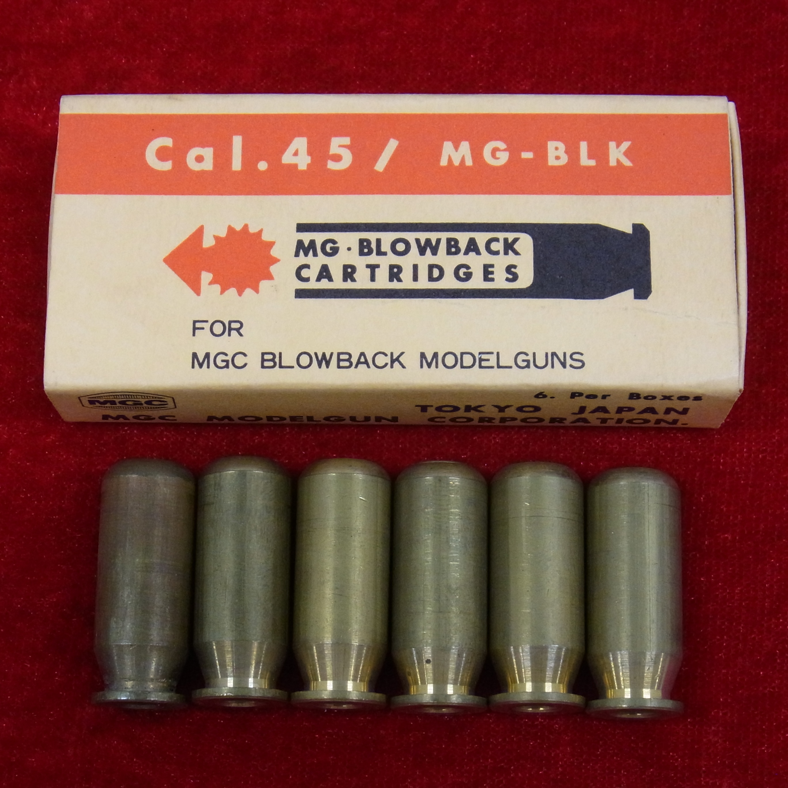 MGC カートリッジ .45ACP MG-BLK コルトガバメント