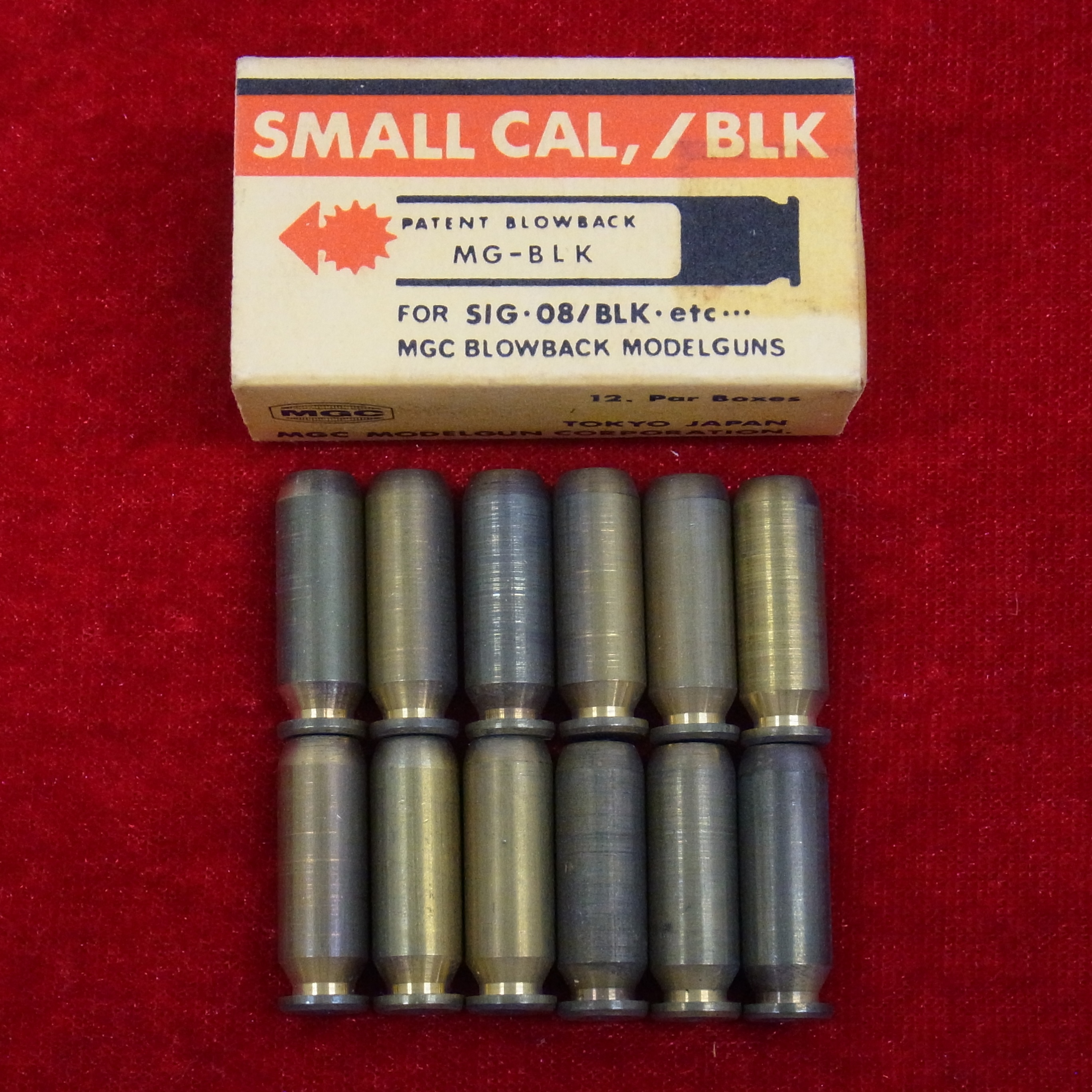 MGC カートリッジ 12発 SMALL CAL /BLK SIG P-08 等