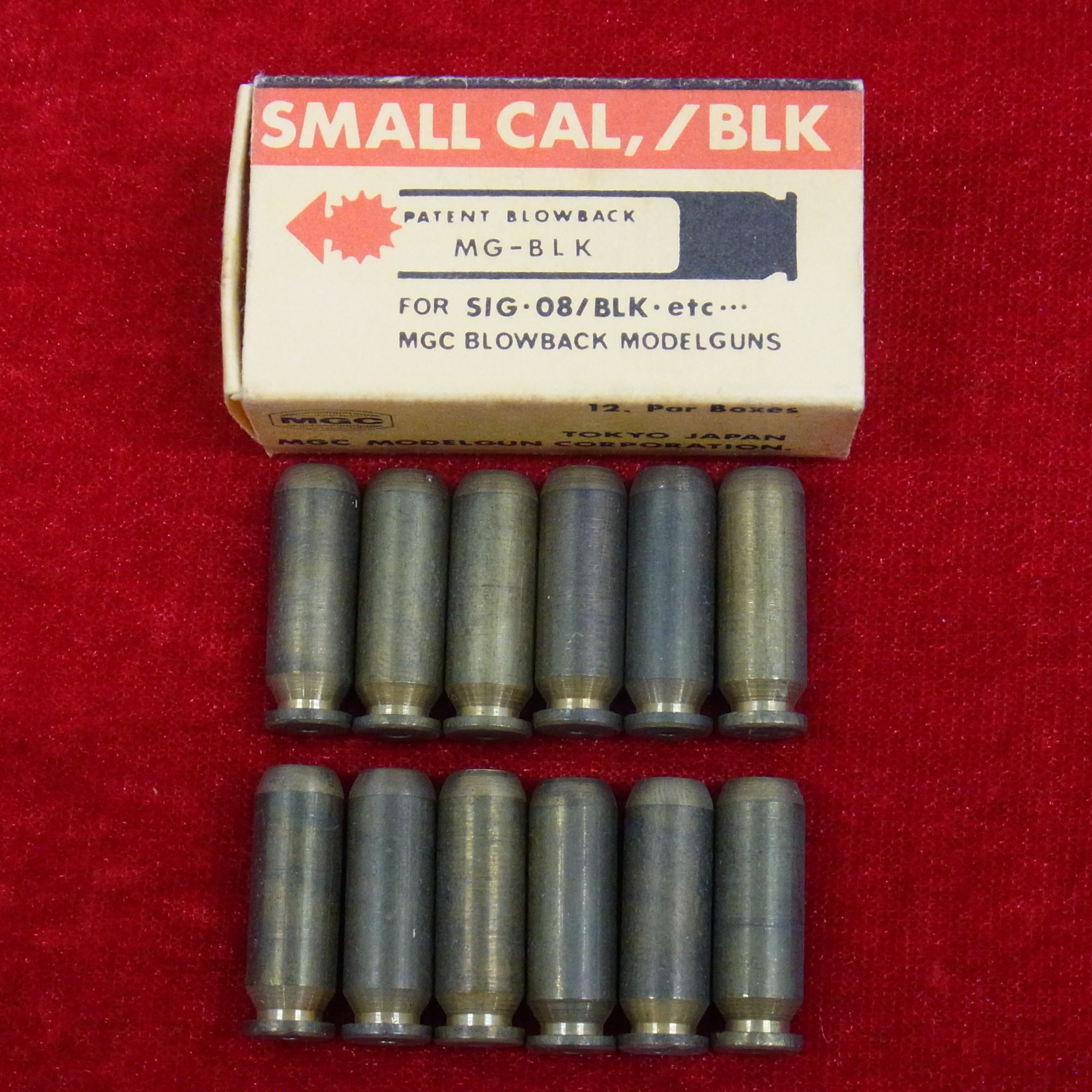 MGC カートリッジ 12発 SMALL CAL /BLK SIG P-08 等