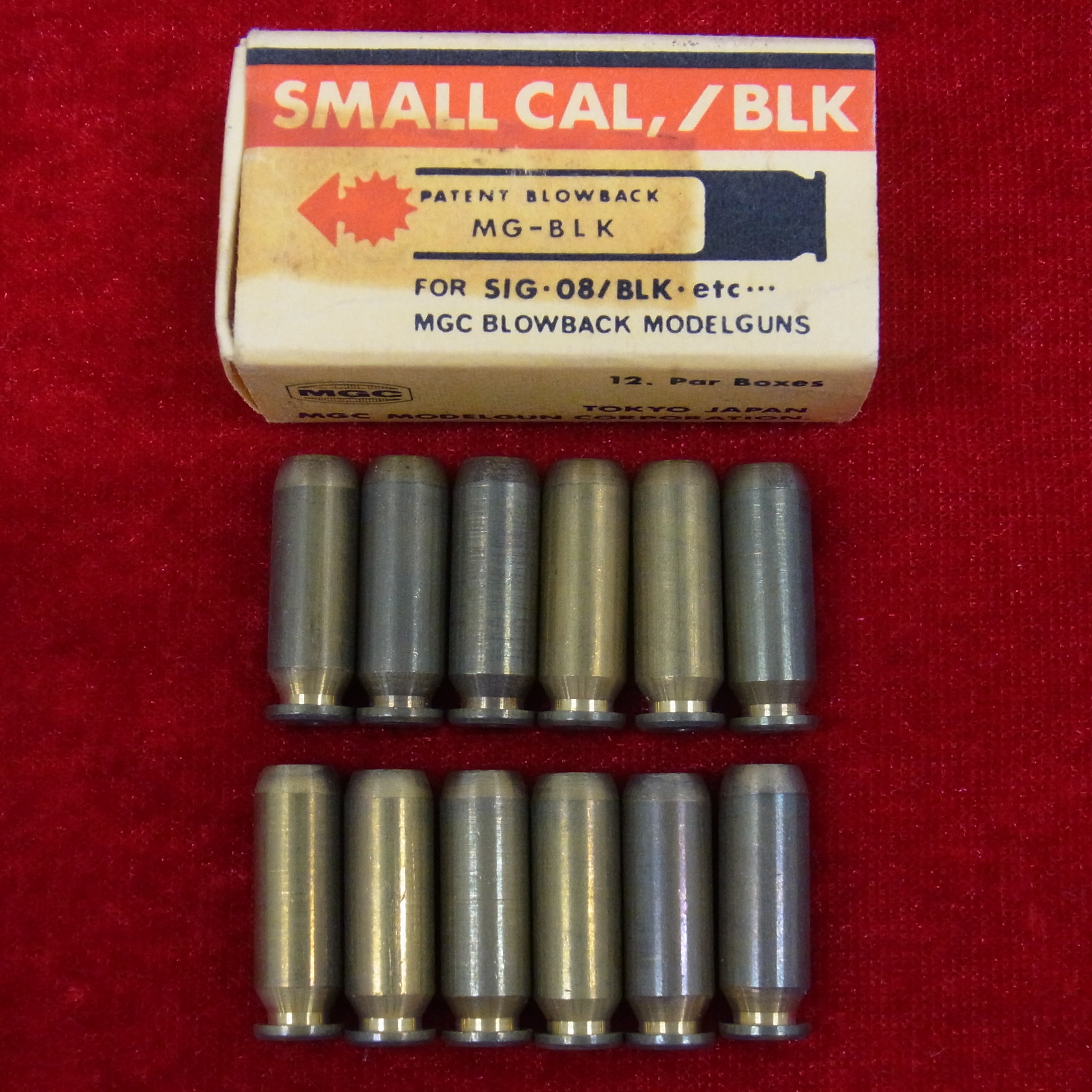 MGC カートリッジ 12発 SMALL CAL /BLK SIG P-08 等