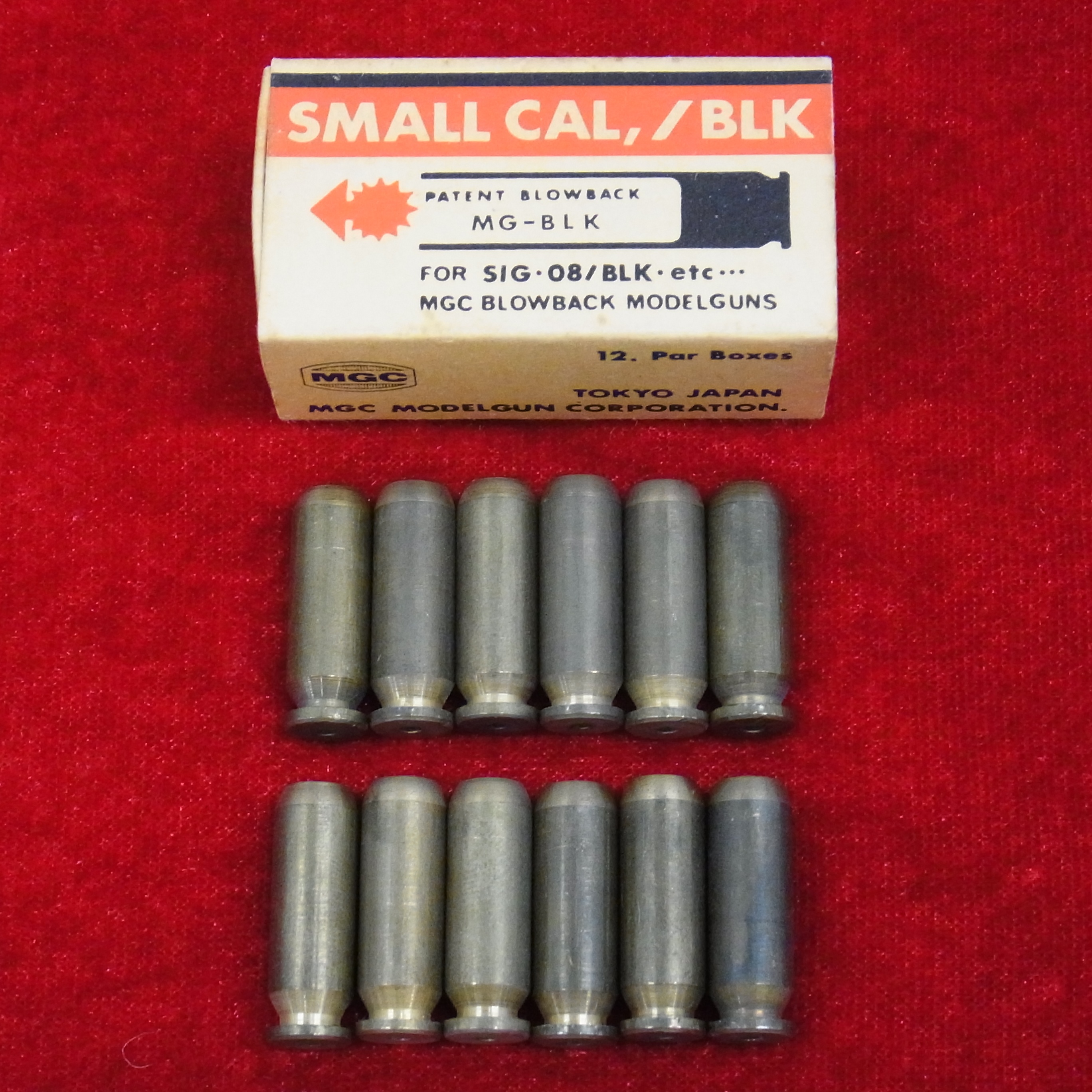 MGC カートリッジ 12発 SMALL CAL /BLK SIG P-08 等