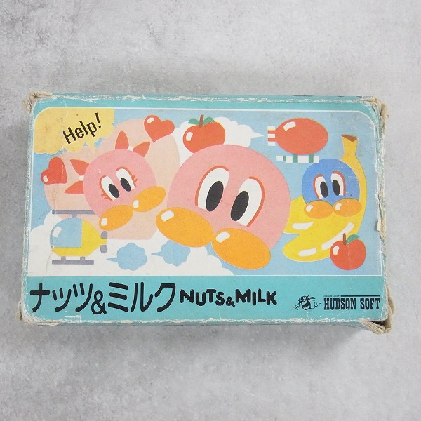 【中古ソフト】ファミコン│ナッツ＆ミルク 箱付