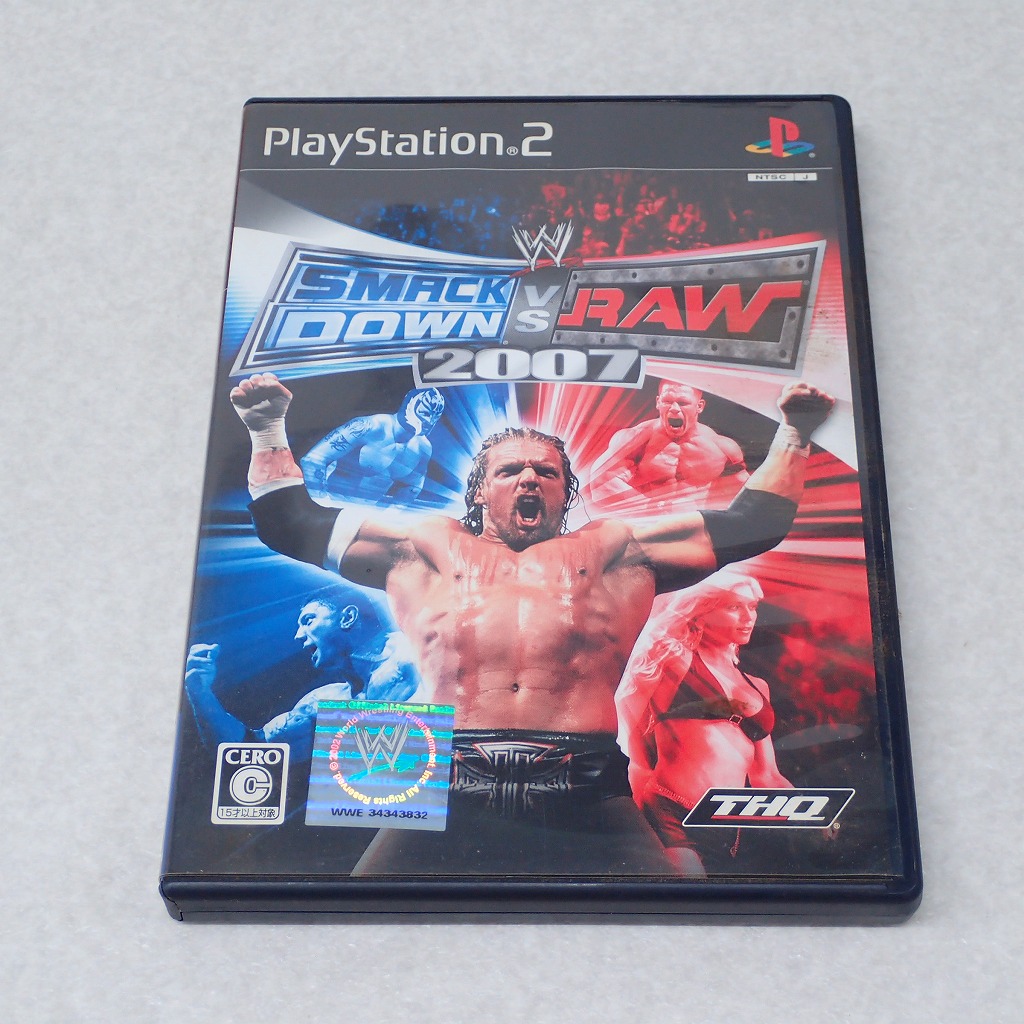 【【中古ソフト】PlayStation2｜WWE 2007 SmackDown vs Raw