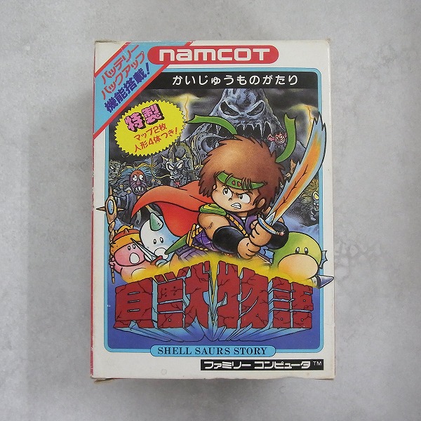 BEEP ゲームグッズ通販 / 【中古ソフト】ファミコン│貝獣物語 箱付