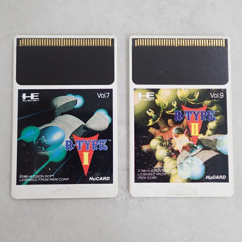 【中古ソフト】PCエンジン Huカード│R-TYPE I/II まとめて2枚セット