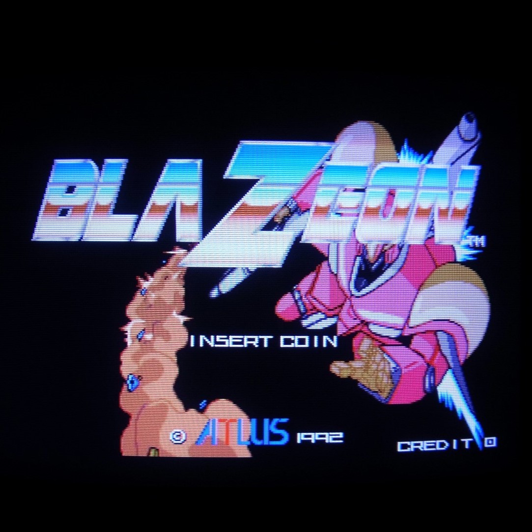 【中古アーケード基板】アトラス/ATLUS ブレイゾン BLAZEON HIC電解コンデンサ交換済