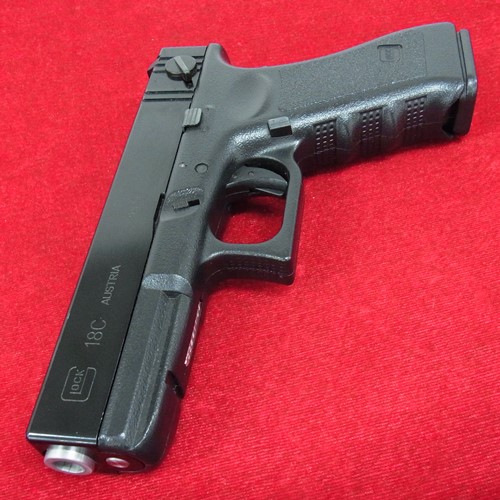 KSC ガスブロ グロック18C GLOCK G18C メタルスライド換装済 GBB [くれいも屋：I0A411]