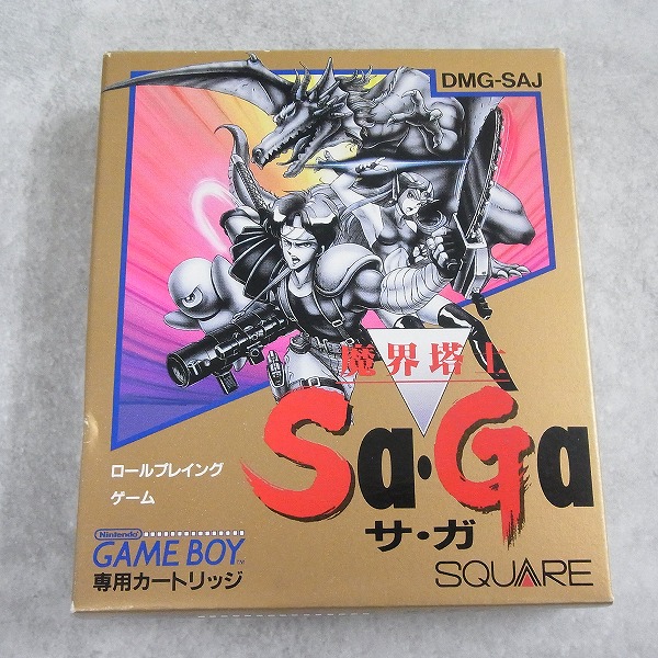 【中古ソフト】ゲームボーイ│魔界塔士 Sa・Ga 箱付
